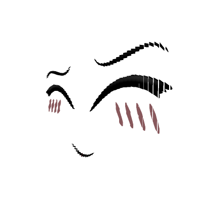 Roblox Item [ANIMATED] Kawaii Blush Face