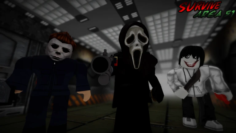 Survive and Kill the Killers in Area 51 !!! - Roblox