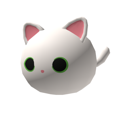 Tiny white outlet cat