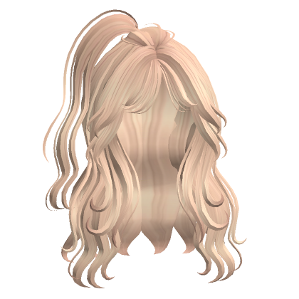 Long Wavy Hair Blonde  Roblox Item - Rolimon's