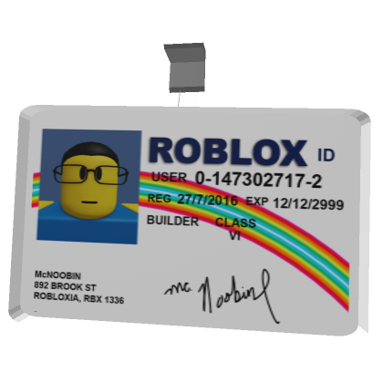 ID card - Roblox