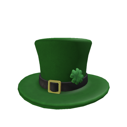 Roblox Item Lucky Green Top Hat
