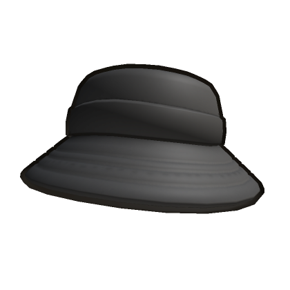 Grey Cartoon Bucket Hat  Roblox Item - Rolimon's
