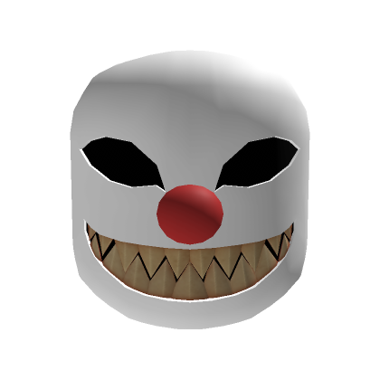 White Scary Clown Mask's Code & Price - RblxTrade