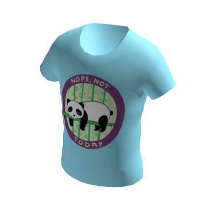 Roblox panda t shirt discount