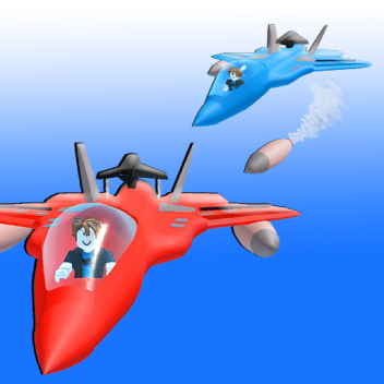 ✈赤と青の飛行機の戦い!
