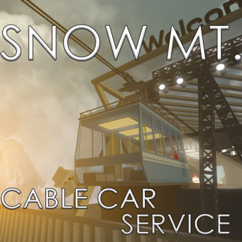 Schnee MT. Seilbahn-Service