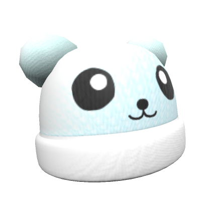 Light Blue Panda Beanie  Roblox Item - Rolimon's