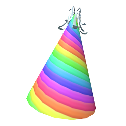 Pastel Rainbow Party Hat | Roblox Item - Rolimon's