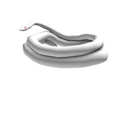 Roblox Item White Scarf Snake