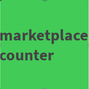 marketplace counter