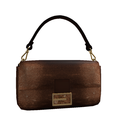 Roblox Item Luxury Fashion Tote in Brown