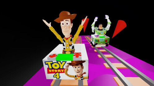 Toy story 4 roller hot sale coaster