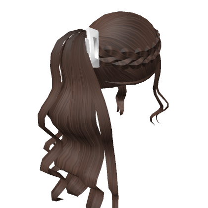 Preppy Buns Hair (Brown)'s Code & Price - RblxTrade