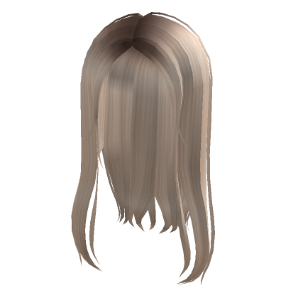 Dainty Straight Hair - Light Blonde - Roots - Roblox