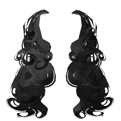 Black curly hair extensions roblox hotsell