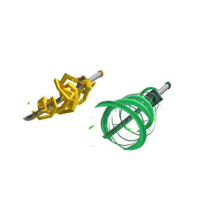 (Hand)Twin Blaze Blades's Code & Price - RblxTrade