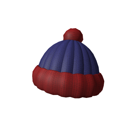 Roblox Item Red and Blue Beanie