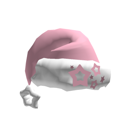 Light pink store santa hat