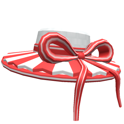 Roblox Item Cottage Sunhat (Candy Cane)