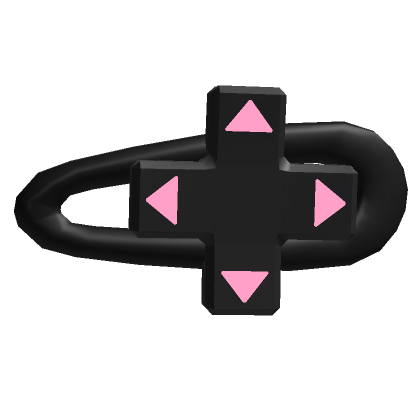 Roblox Item Pink Neon Gamer Hair Clip [Left Variant] 