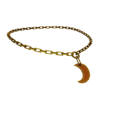 Roblox Item Golden Moon Necklace [3.0]