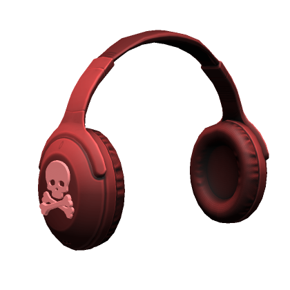 Red skull online headphones