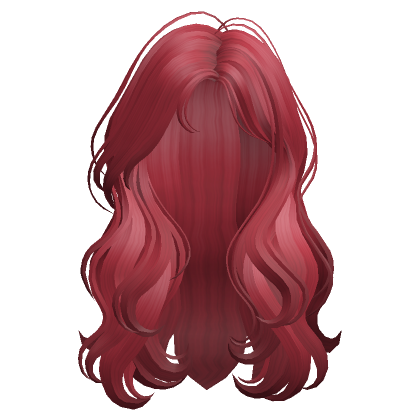 Roblox Item Bouncy Curls Hair(Red)