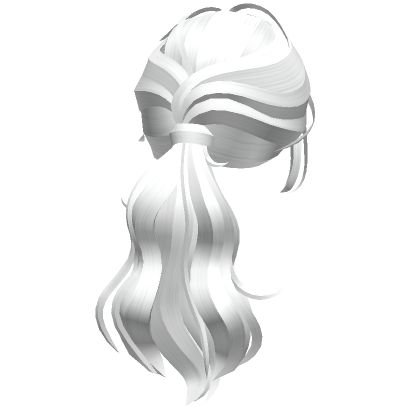 White Anime Fairy Hair 's Code & Price - RblxTrade