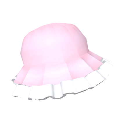 Pink Ruffle Hat | Roblox Item - Rolimon's