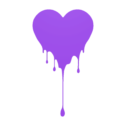 Roblox Item Purple crying heart