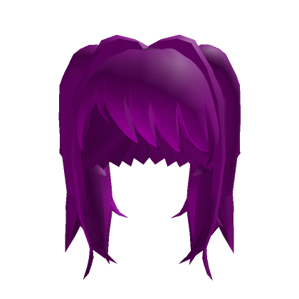 Roblox Item Cute Twin Tails in Purple