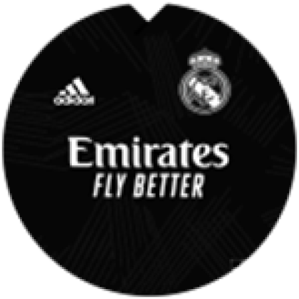 camiseta real madrid negra tps - Roblox