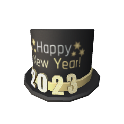 Roblox Item ✨ New Years 2023 Top Hat ✨