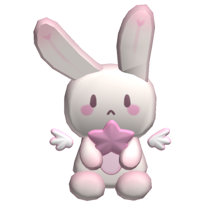 ♡ meozi cute bunny plushie (front) | Roblox Item - Rolimon's