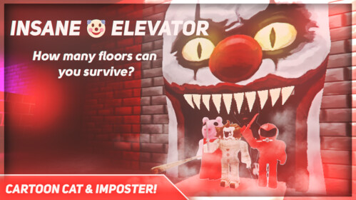Insane Elevator! *CARTOON CAT & AMONG US IMPOSTER*