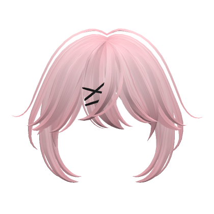 Cute Anime Bangs with Hair Clips Pink Roblox Item Rolimon s