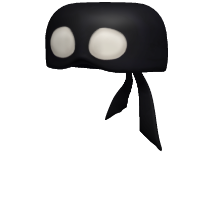 Roblox Item Black Robber Bandana