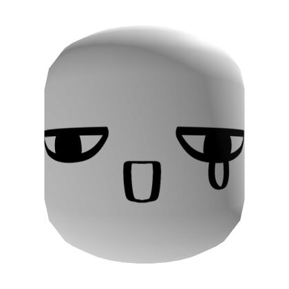 Roblox Item Cute Crying Chibi Face [Institutional White]