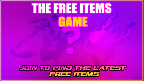 😸] Free Items Game! - Roblox