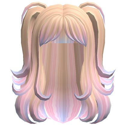 Cute Messy Half up Pigtails Cotton Candy's Code & Price - RblxTrade