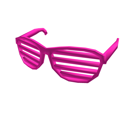 Roblox Item Neon Pink Shutter Shades
