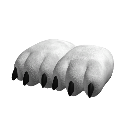 White Furry Monster Slippers Roblox Item Rolimon s