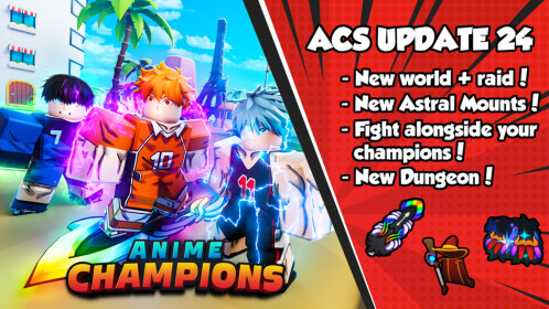 [磊 UPDATE 24] Anime Champions Simulator - Roblox