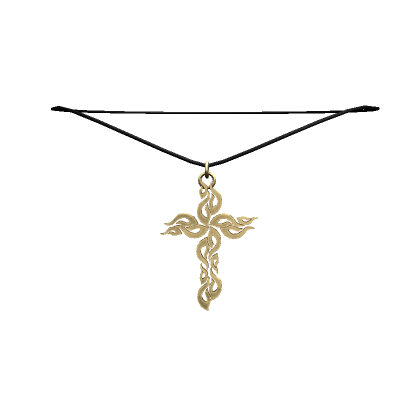 Gold Cross Necklace | Roblox Item - Rolimon's