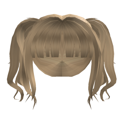 Roblox Item Wavy Pigtails in Blonde