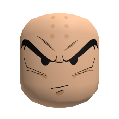 Face of The Strongest Earthling Krillin | Roblox Item - Rolimon's