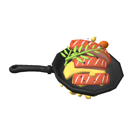 Fried Pan With Food | Roblox Item - Rolimon's