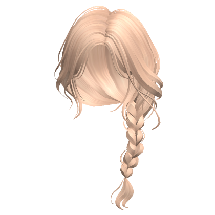 Cola de caballo trenzada(Rubia) - Roblox