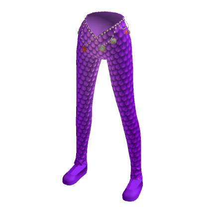 Mermaid Leggings - Purple